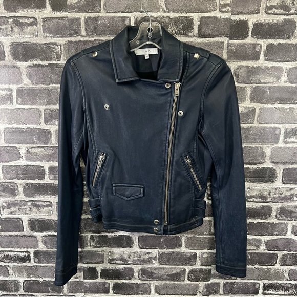 IRO ASHVILLE cropped biker leather jacket - Picture 11 of 14